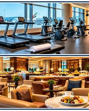 Health Club with Lounge Access- T3