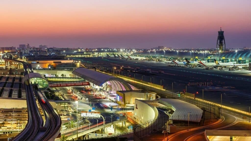 Dubai airport layout